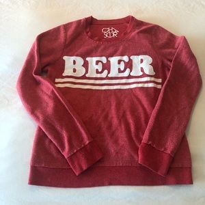 Chaser Brand “BEER” sweater